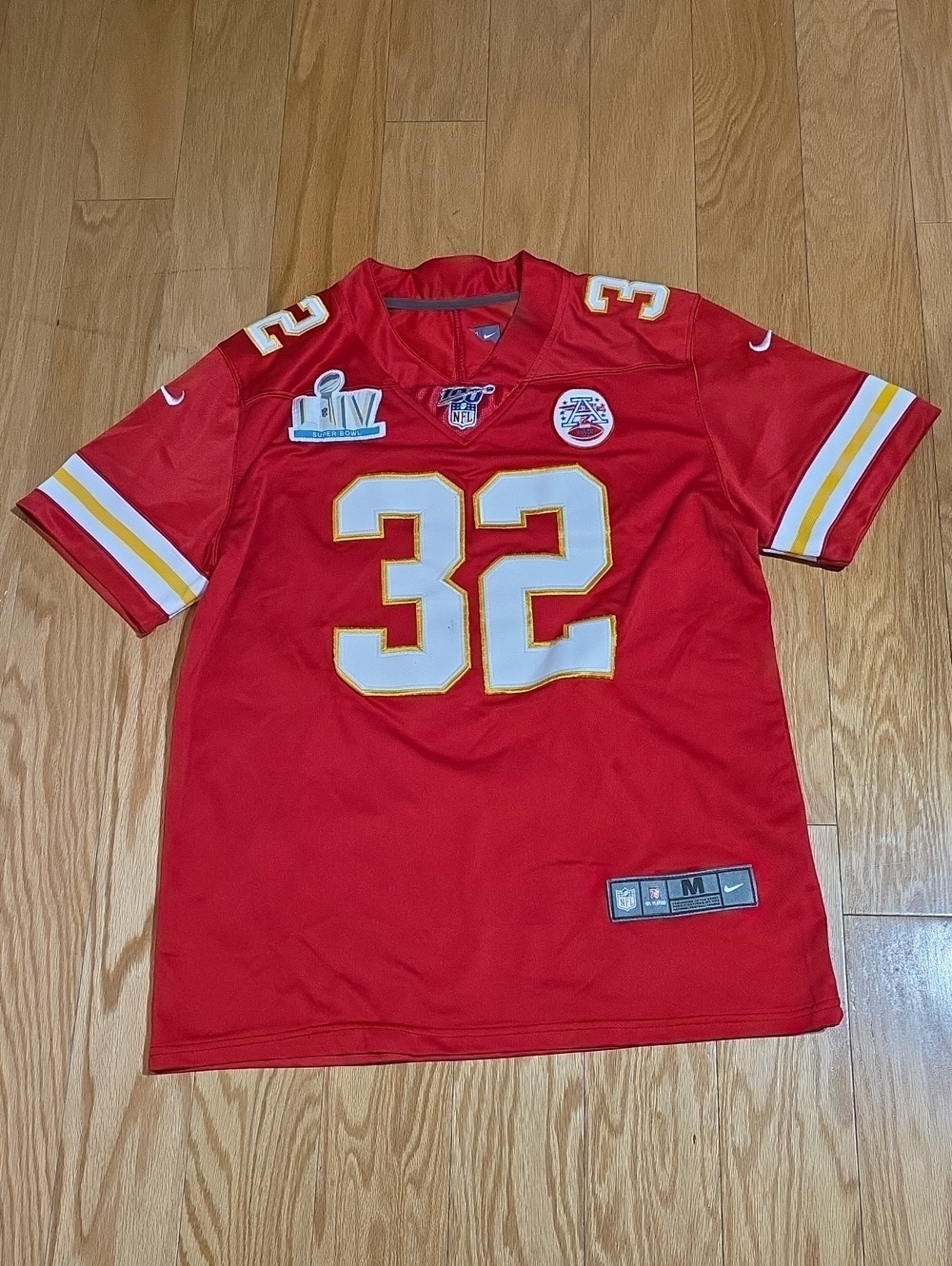 NIKE NFL Kansas CHIEFS 32 Tyrann Mathieu Super Bowl LIV Jersey Men's Sz M